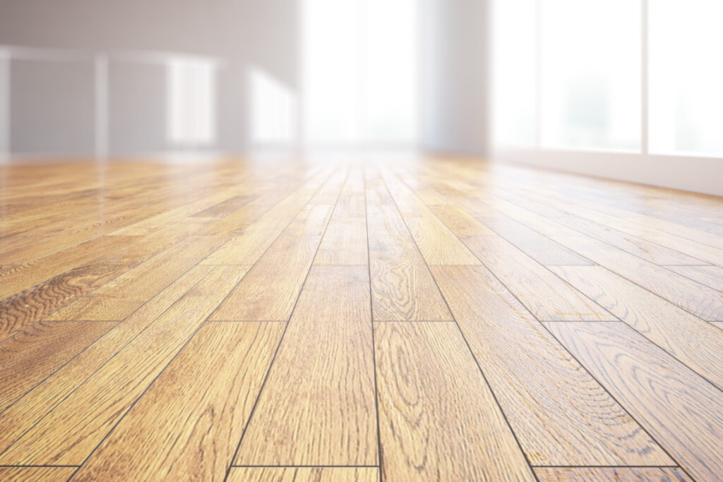 light wooden flooring